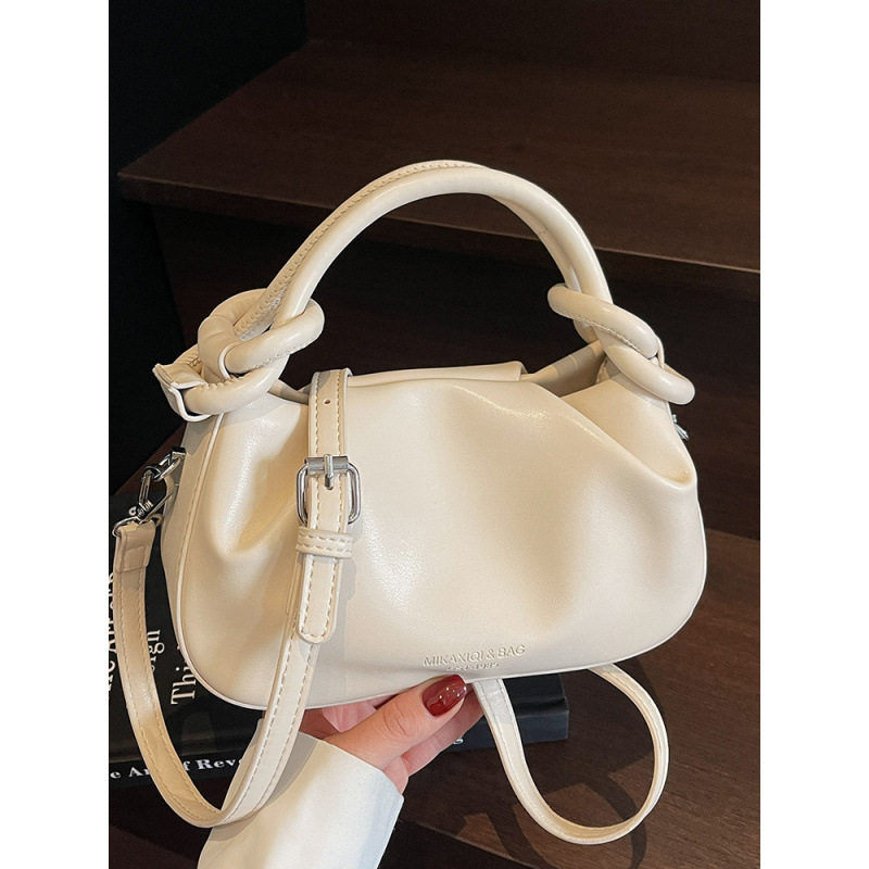 Wholesale Hot Selling Super Popular Simple Pleated Hand-Held Cloud Bag Versatile Casual Commuting High-End Crossbody Bag for Women