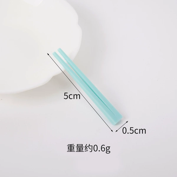 Small blue detachable chopsticks