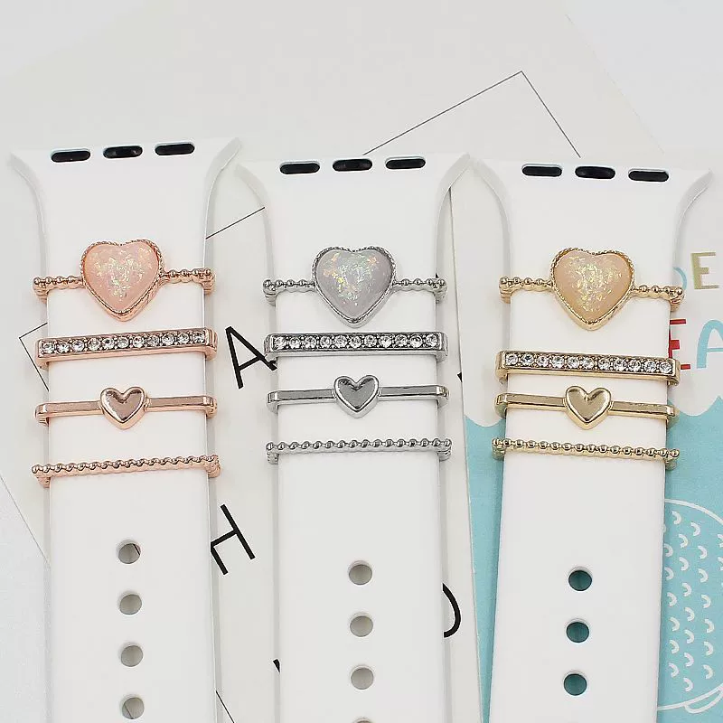 Apple, silicone diamond watch strap