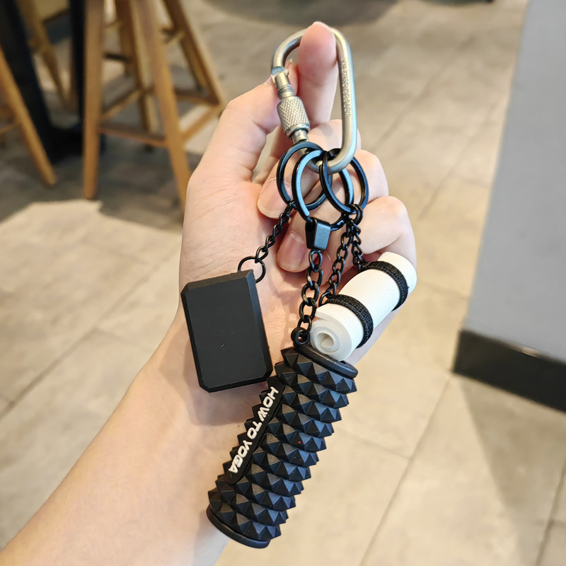 Yoga Bricks, Yoga Mats, Keychain Pendants, Men's and Women's Couple Bag Pendants, Car Keychains, Creative Small Gifts Yoga Bricks, Yoga Mats, Keychain Pendants, Men's and Women's Couple Bag Pendants, Car Keychains, Creative Small Gifts