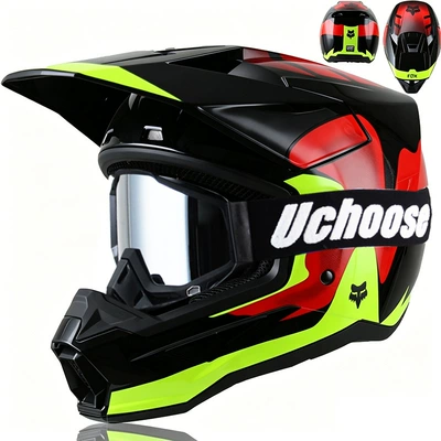 Motorcycle Safety Supplies — Standard 3C Motorcycle Off-Road - red-pollution-02-goggles-xs