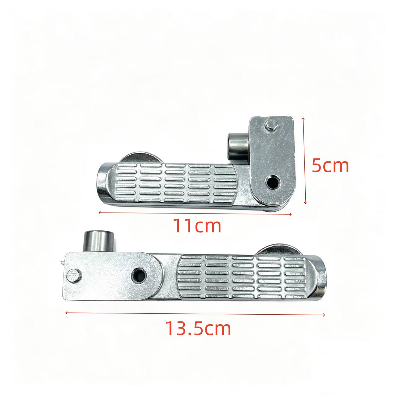 Wholesale Electric Scooter Small Turtle Foot Pedal Footrest Footboard Electric Motorcycle Silver Folding Footrest Aluminum Alloy Rear Accessories