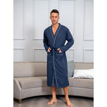 C 42152 Men's Short Sleeve Cotton Robe ��ʿ˯�� ŷ���羳