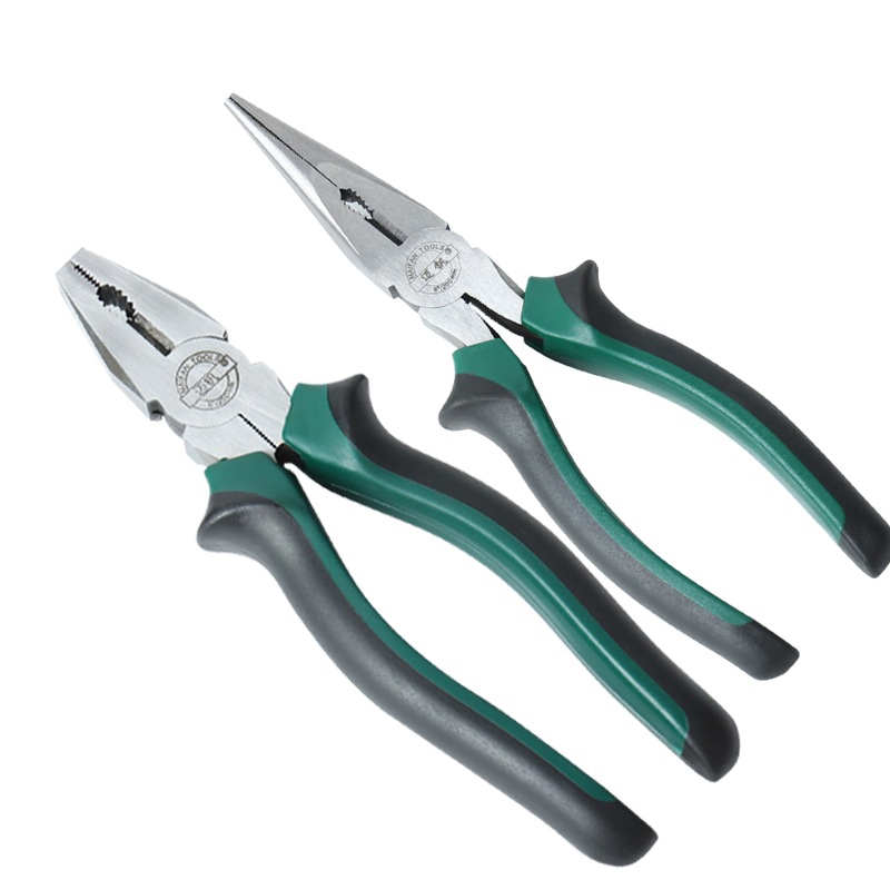 Tigre americano alambre de acero 6 pulgadas pinzas 8 pinzas puntuales pulgadas eléctricas punta de ahorro de mano de obra pinza de pinza conjunto excéntrico de herramientas de hardware image 10