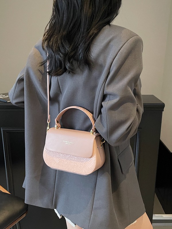 Xiaoxiangfeng Trendy Lentejuelas Bolso de silla portátil Mujer 2025 Nuevo estilo transfronterizo Bolso bandolera de alta gama de nicho