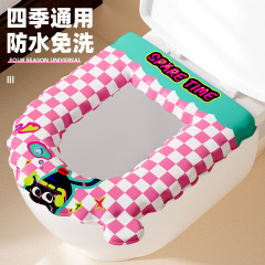 原创马桶垫粘贴坐垫防水马桶套吸附家用马桶圈坐垫水洗坐便套出门