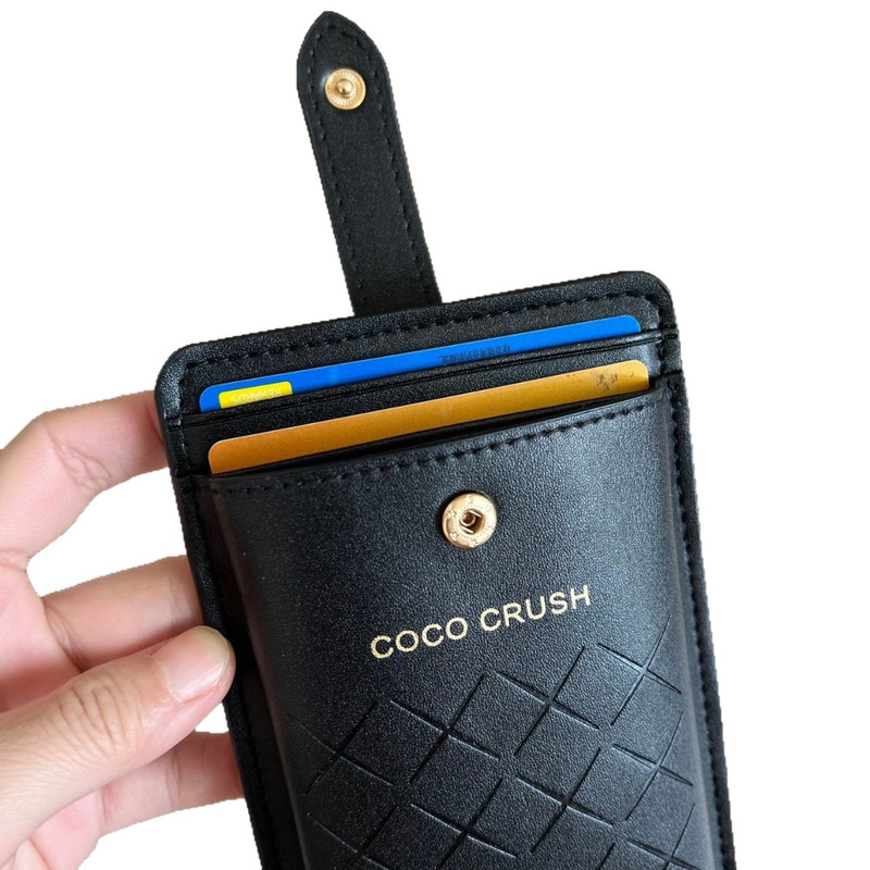 新しいカウンターギフト限定版チェーン携帯電話バッグライト高級縦型ミニカードホルダーメッセンジャーバッグ|undefined