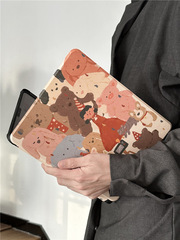 卡通女孩適用蘋果iPad保護套2022平板外殼帶筆槽11英寸磁吸亞克力