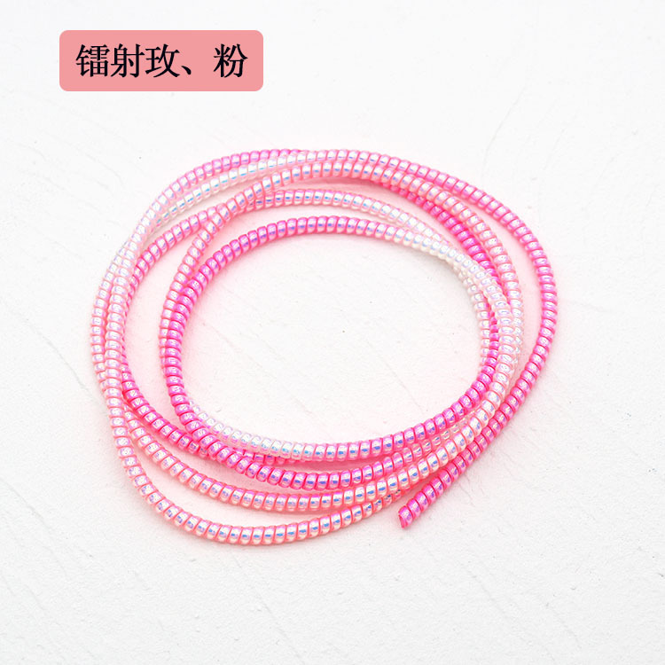 Nuevo láser 1,4 m cable de datos cable de protección de la cuerda manga protectora de datos bobinado primavera cuerda línea de protección fabricante ventas