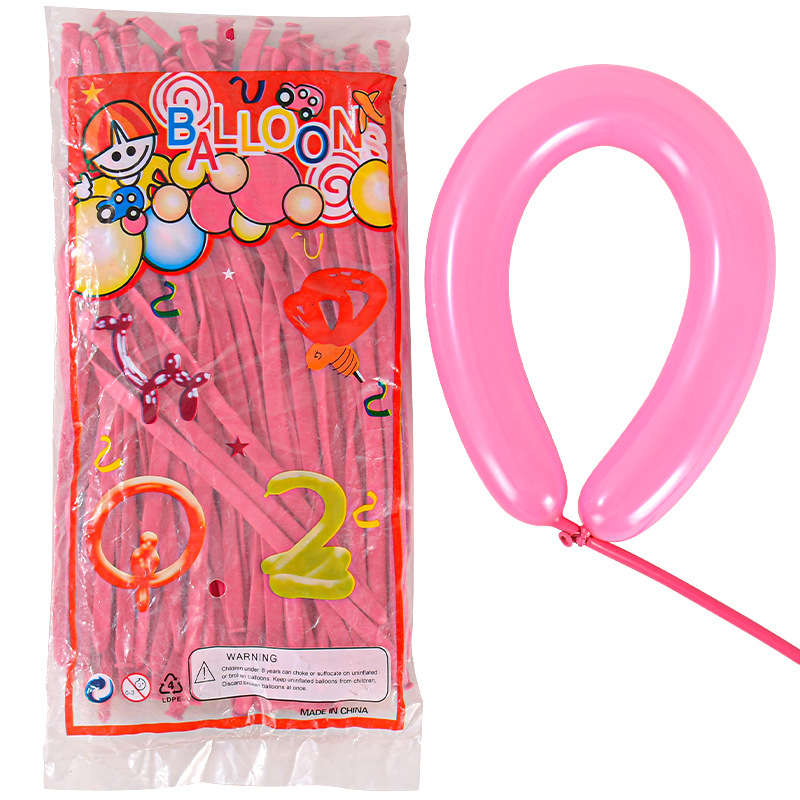 Globos largos en tira 260 globos mágicos 1.8g decoración para fiestas de cumpleaños infantiles globos largos metálicos color macarrón