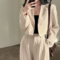 Classic suit jacket, set, (Physicals), Korean style, oversize, western style