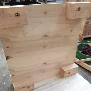 Warehouse Pallet Slotted Wooden Frame Plywood Punched Digging Tray Opening Logistics Wooden Pallet Jiangsu