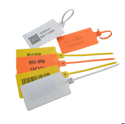 Large Signage Ligature logistics Listing gardens identification label Mark Plastic Seals Tag ties