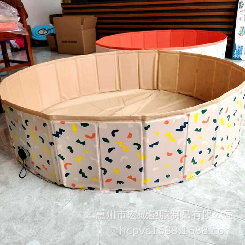 Детский жесткий бассейн из ПВХ, бассейн для домашних животных, ванна для собак, резервуар для бассейна, складной Тедди, золотистый ретривер, ванна для кошек