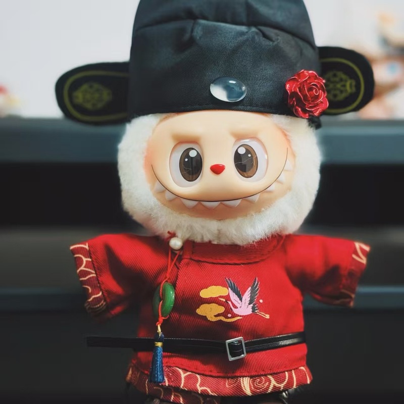 labubu拉布布藏海传肖战同款古风娃衣搪胶挂件娃衣【现货当日发】|undefined