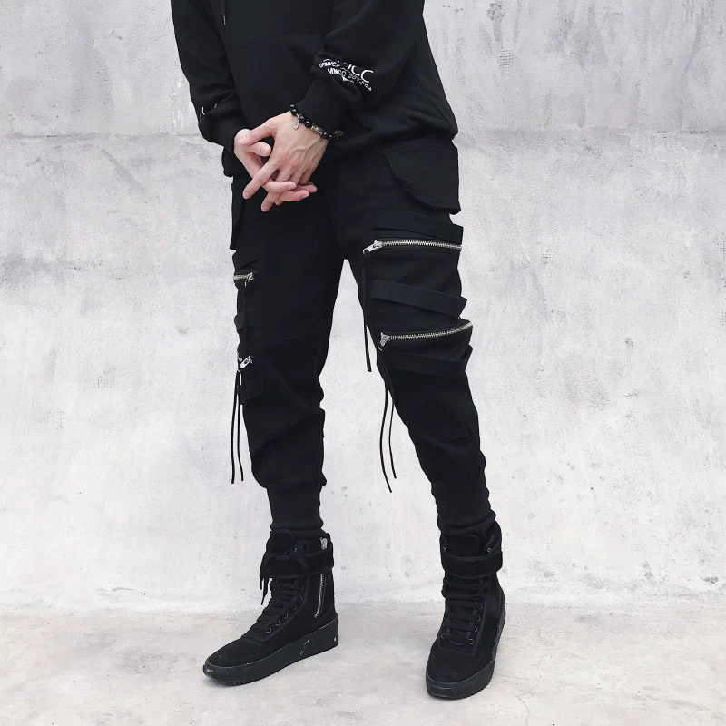 Cargo Grace Pants Men's Bunch Korean Trend American Street Loose BF Tide Hiphop Hip Hop Pants