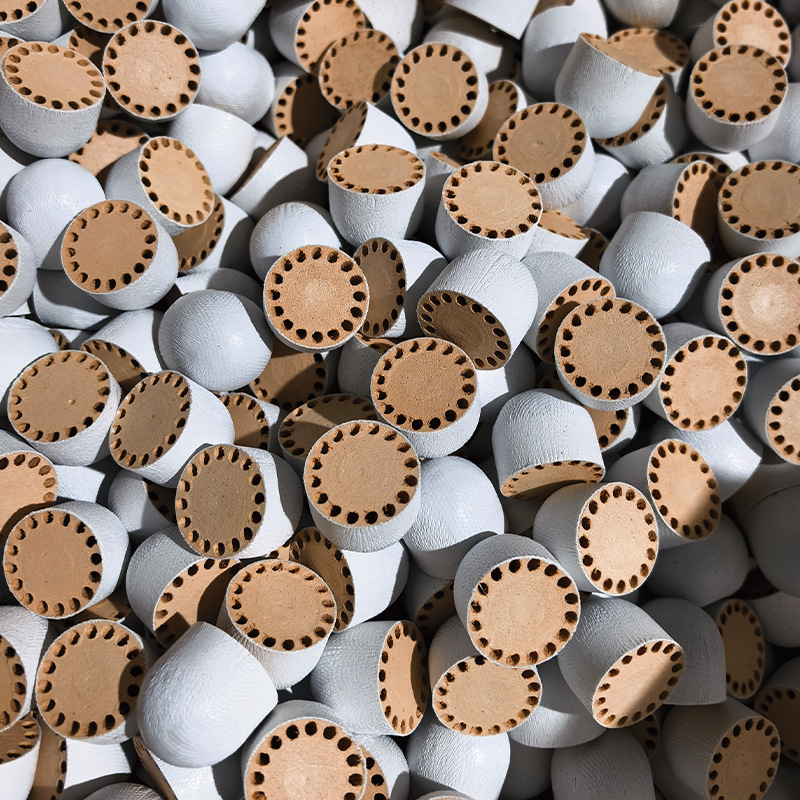 New Model Taifiber 16-Hole Badminton Shuttlecock, Composite Wood, Suitable for Gymnasiums and Schools, Training, Sixteen-Hole Taifiber Shuttlecock, Durable for Sports