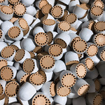 台纤16孔台纤复木球头羽毛球馆学校训练十六孔台纤球头耐打运动