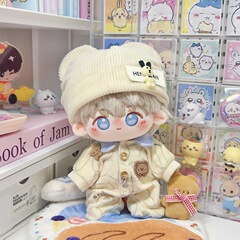 20cm子供服綿人形連体パジャマ冬の這い服かわいいオリジナル無属性スポット着せ替え人形