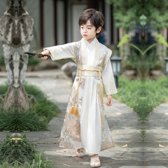 2024 Spring and Autumn New Boys' Hanfu Chinese Style Senior Children's Year of the Dragon Costumes Knight Chinese Performance Costumes Wholesale