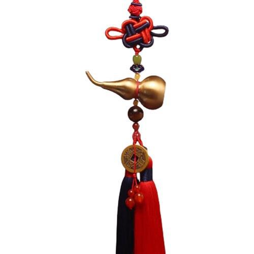 Car helmet lucky transfer pure brass gourd