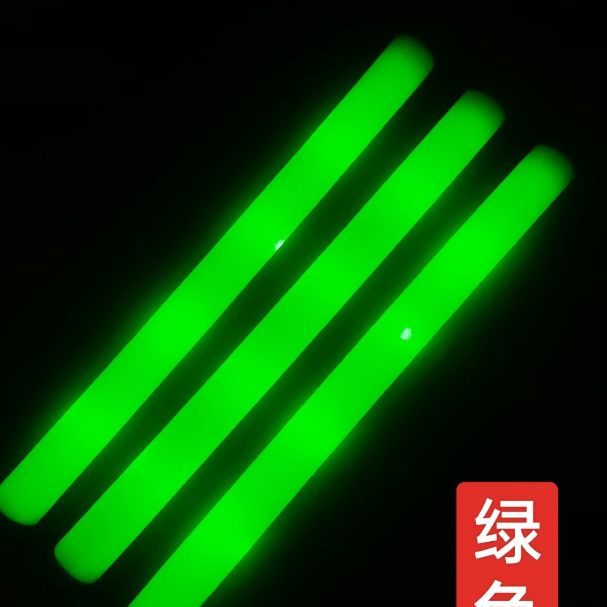 Coloridas esponjas de mano fluorescentes refuerzo props flash stick rescue stick luminescent bar atmósfera al por mayor colorido