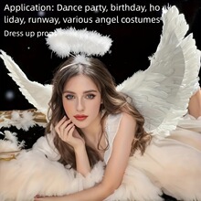 Q 75601 Feather Wings Halloween Easter Stage Performance ��
