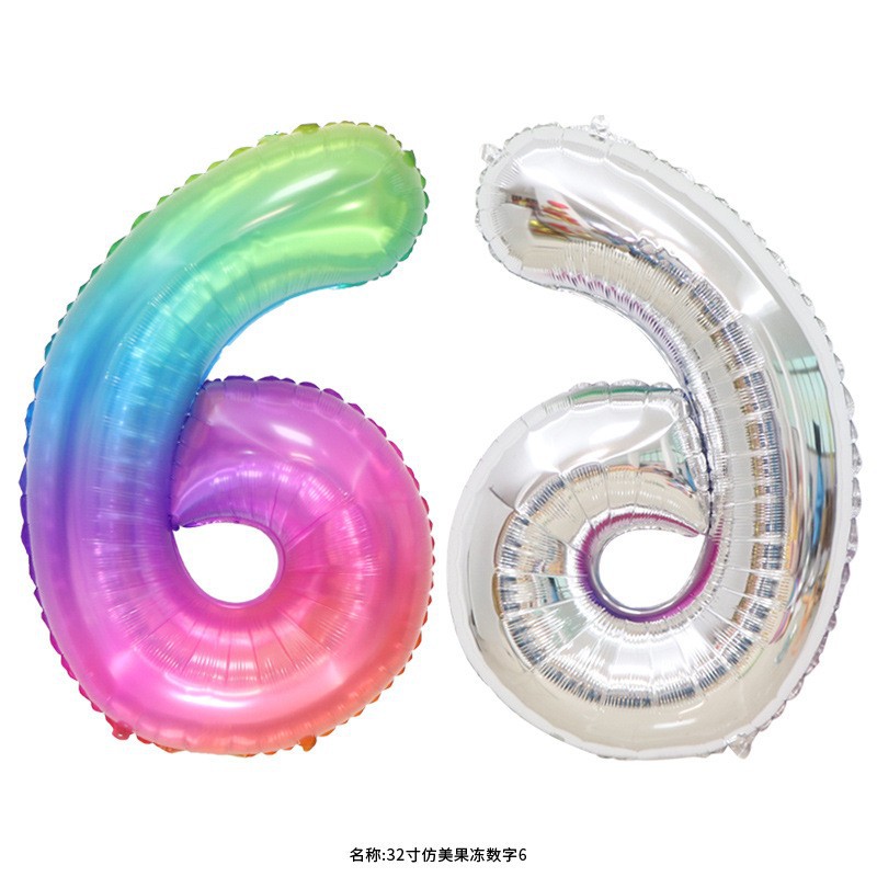 32 pulgadas estadounidenses perladas BABY impresión de crema de globo de película de aluminio digital delgado color jalea de globo digital image 172