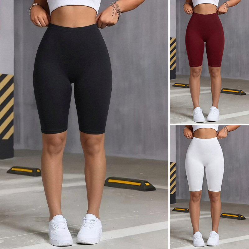 Cross-Border Women's Fashion European and American High-Waisted Butt-Lifting Shark Shorts for Women, Summer Thin Quick-Dry Tight-Fitting Cycling Shorts for Outdoor Wear Cross-Border Women's Fashion European and American High-Waisted Butt-Lifting Shark Shorts for Women, Summer Thin Quick-Dry Tight-Fitting Cycling Shorts for Outdoor Wear
