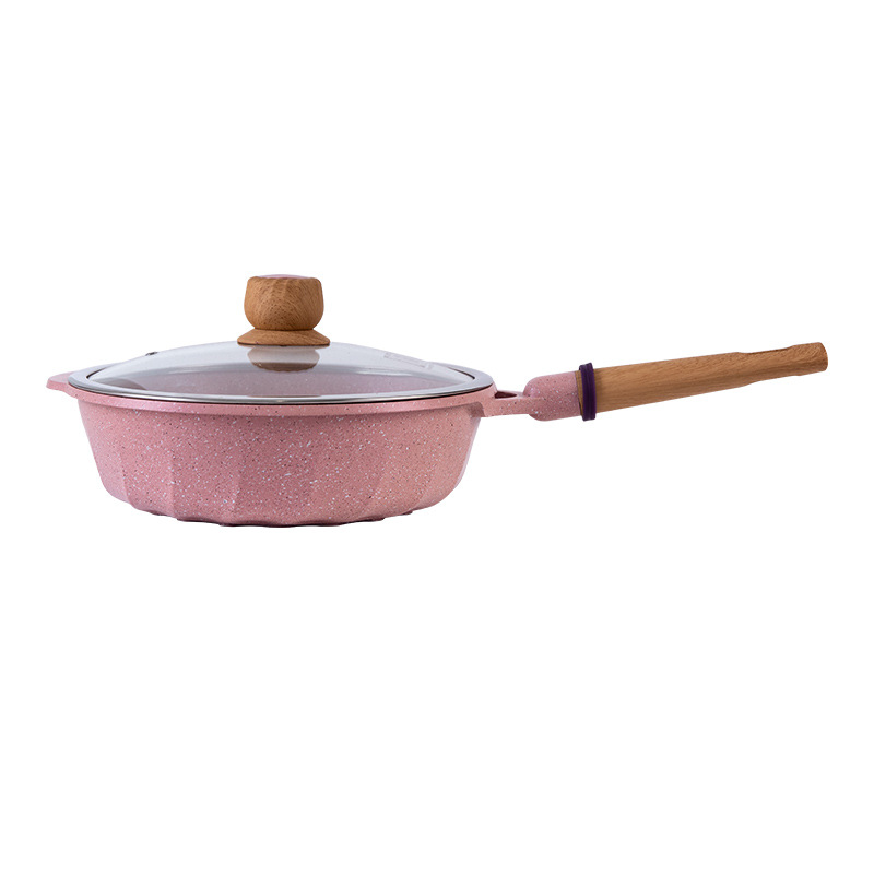 MGC maifan piedra wok hogar sartén antiadherente olla Cocina de Inducción estufa de gas especial antiadherente sartén