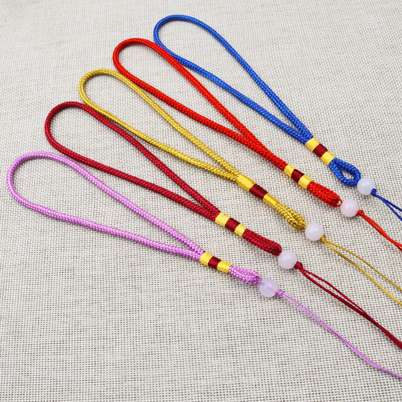 手工编织手把绳文玩玉器挂绳香牌许愿牌配饰挂绳香包饰品配饰吊绳