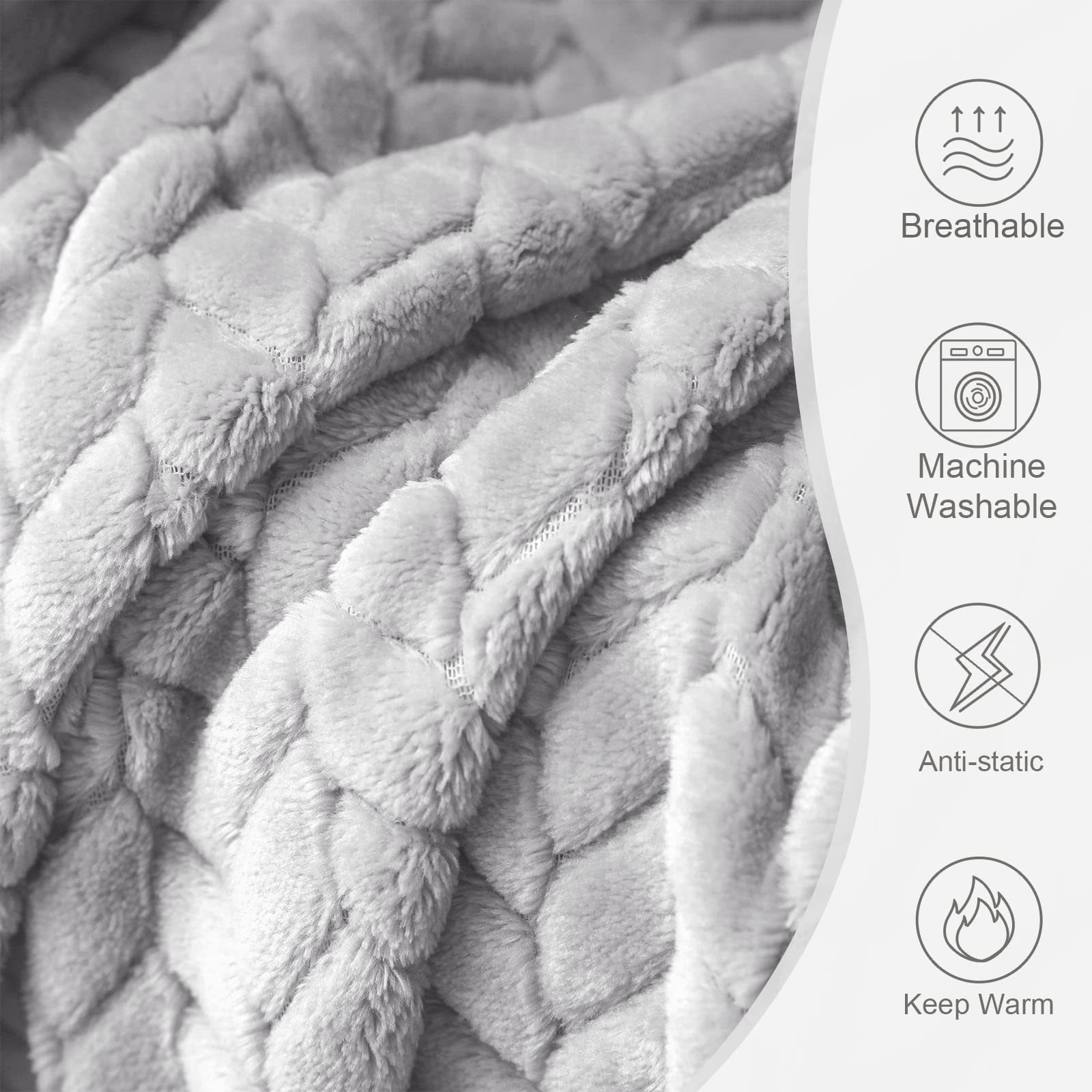 Light Grey Throw ( 50x70 IN )-