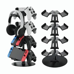 国境を越えた回転可能な多機能ゲームコントローラー収納ブラケット PS5 XBOX SWITCH2 コントローラー収納ブリッジ