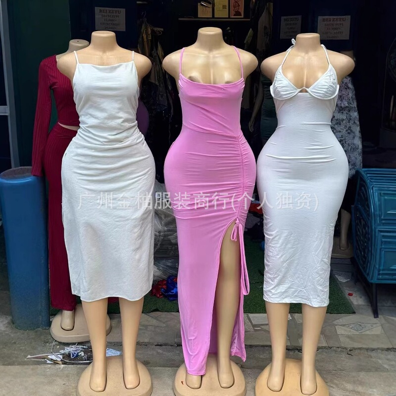 Ladies' Evening Dress European and American Cross-Border Women's Dress Wholesale Sexy Bodycon Long Dress Ladies' Evening Dress European and American Cross-Border Women's Dress Wholesale Sexy Bodycon Long Dress