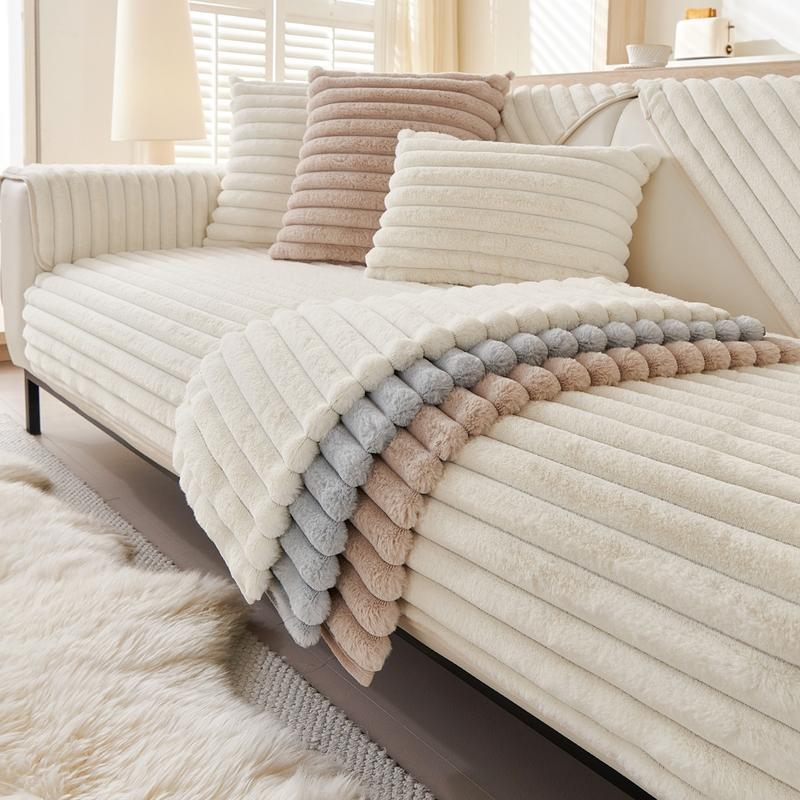 Bohemian Style Winter Warm Sofa Cover Vintage Design Plain Its