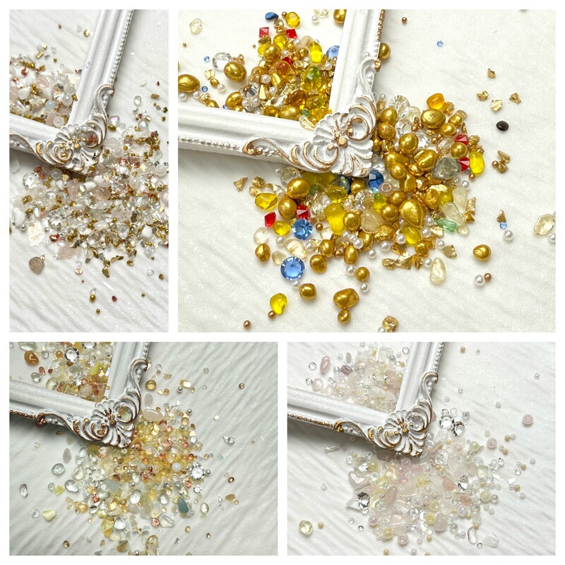 Treasure series collection, original nail art gravel high grade gravel irregular material creative flow hemp handmade diy