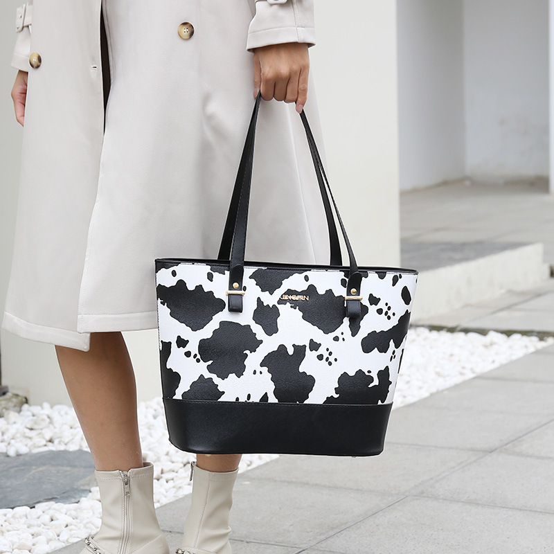 Cross-border new 2024 Women's bag, fashionable large-capacity hand-held buns, mother bag, four-piece set, single-shoulder crossbody bag wholesale bag undefined