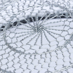 2F Chestnut Sieve Hand-woven Wire Mesh Scoop Factory-Specific Long Handle Filtering Mesh Extra Large Mesh Ladle Fish Skimmer