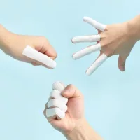 Трансграничная эластичная защита пальцев Специальный палец для боулинга эластичный гофрированный клей анти-износа повязка для пальцев