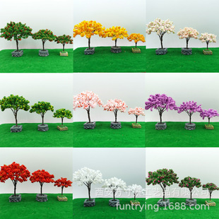 Simulated Micro-Landscape Model Wire Tree Building Model DIY Production Materials Park Garden Landscaping Materials