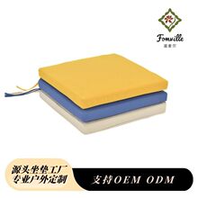 源头工厂防水涤纶布户外藤编家具坐垫阳台花园庭院休闲椅垫可定制