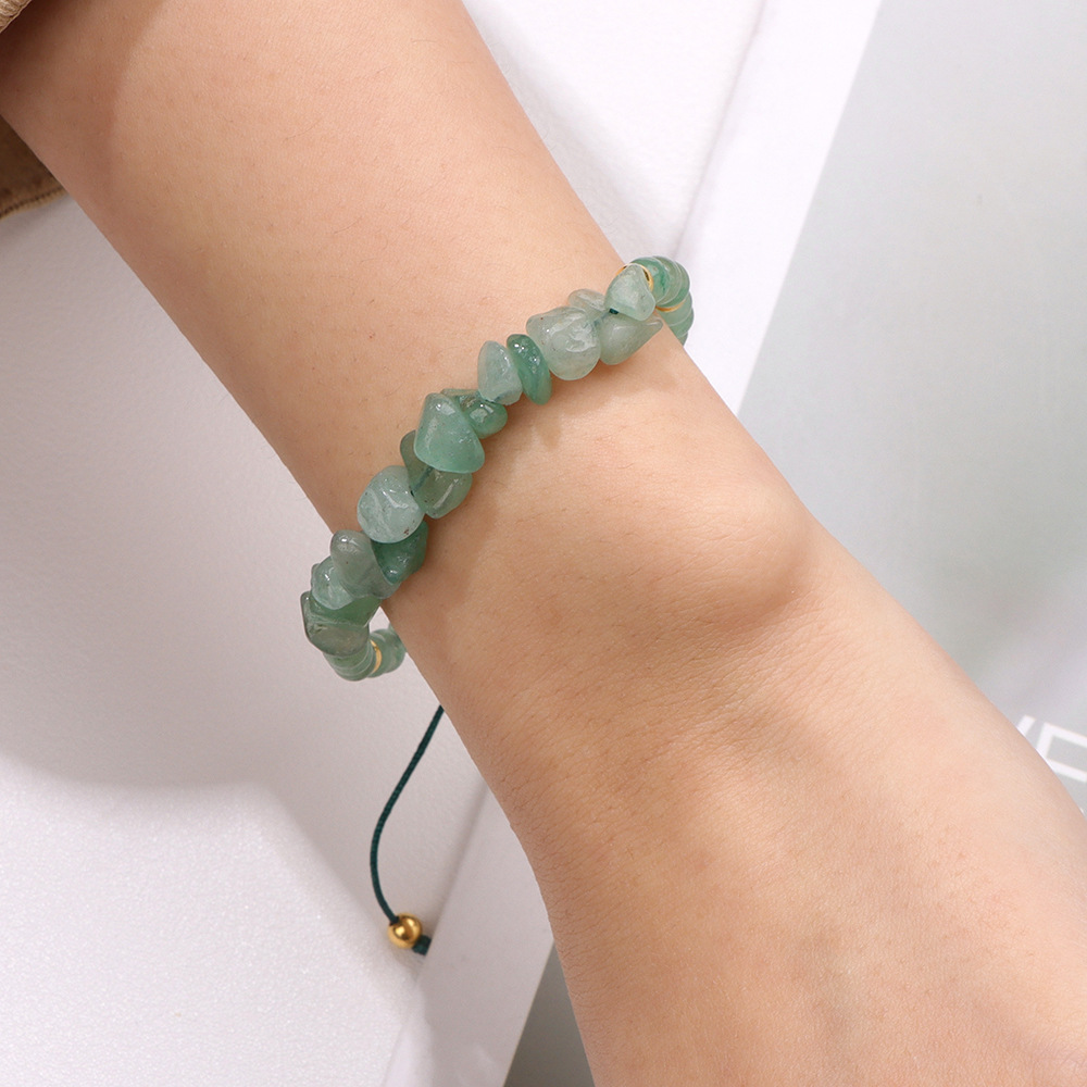 natural stone Material Ethnic Style Geometric Natural Stone Knitting Bracelets