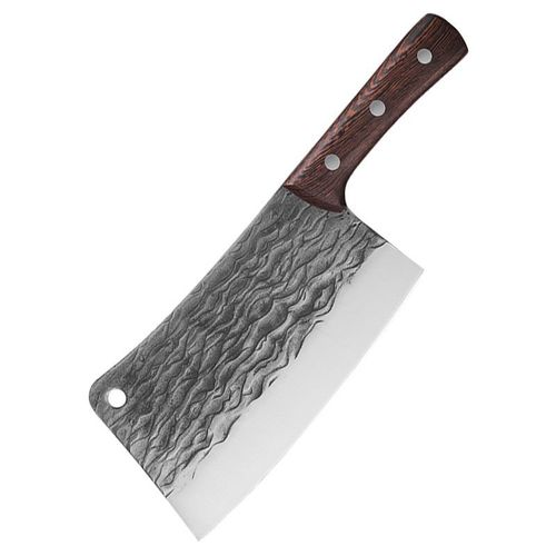 Hand-forged 6MM heavy-duty bone cleaver commercial meat stall slaughter bone knife beef sheep bone knife