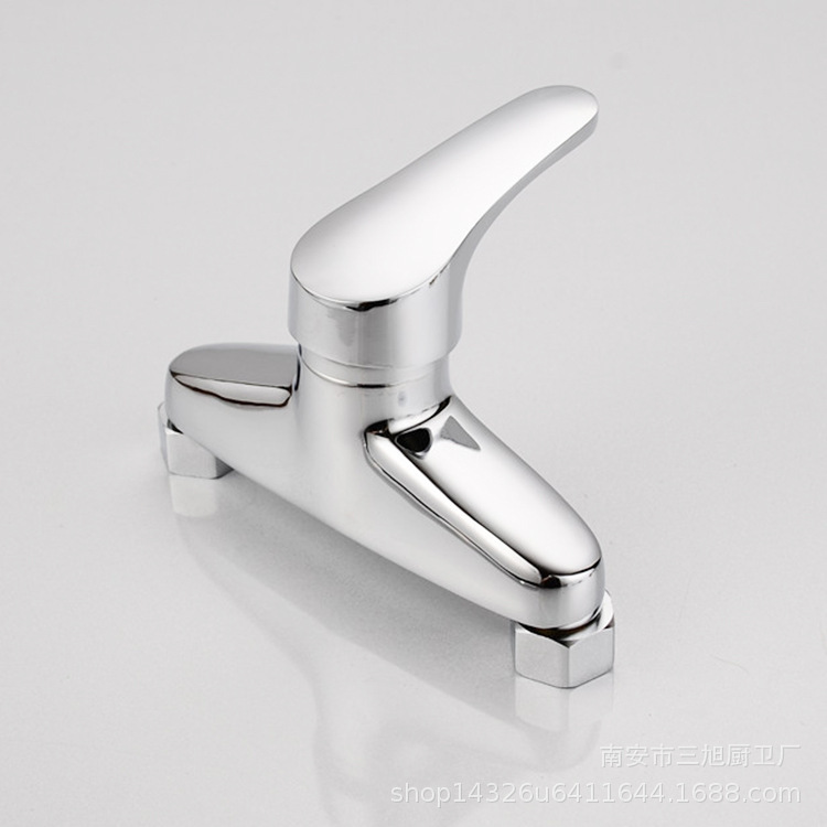 Factory wholesale brass salon two shower faucet shower water inlet mixing faucet bathroom shower faucet