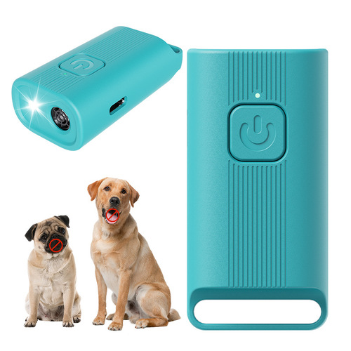 Cross-border mini wholesale ultrasonic dog repeller, direct sales new Amazon handheld bark deterrent light bark deterrent