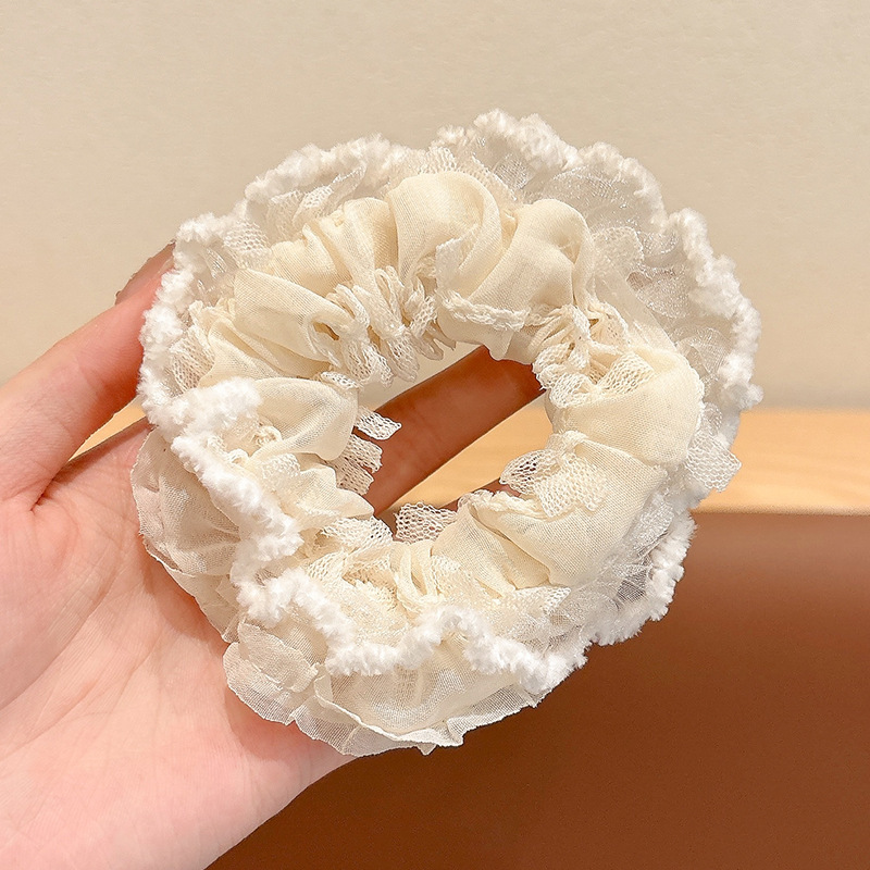 小清新甜美碎花蝴蝶结大肠发圈2025年新款发圈高级感扎头发绳头饰|undefined