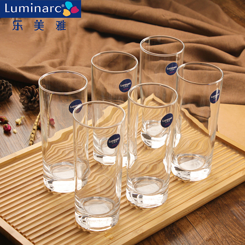 Lemeiya Lead-Free Glass Cups, Vertical Cups, Milk Cups, Juice Drink Cups, Restaurant Water Cups, Household Drinking Cups, Wholesale