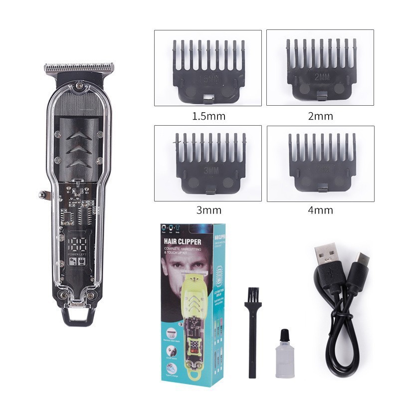 Transfronterizo T9 cortador de pelo eléctrico empujador cabeza de afeitar artefacto cabeza de aceite esculpida barbería cuchilla de afeitar eléctrica empujador al por mayor