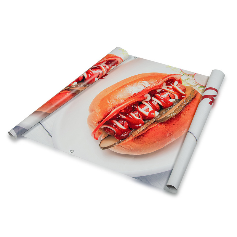 深圳灯布工厂制作防风双面PVC灯箱布 高清条幅广告喷绘布