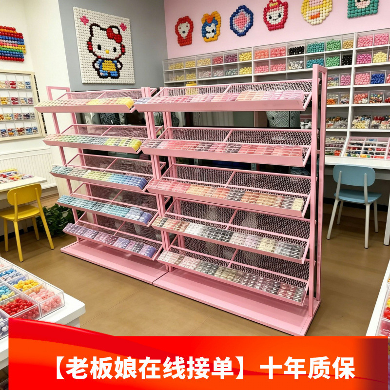 Transparent storage rack for beads, display rack, organizer for bead material kits, handmade bottle storage rack for beads